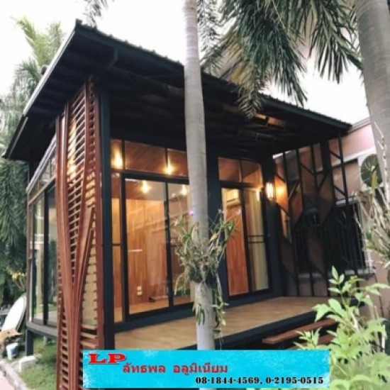 ร้านติดตั้งกระจกอลูมิเนียม นนทบุรี ลัทธพล - ช่างทำประตูกระจกอลูมิเนียม 